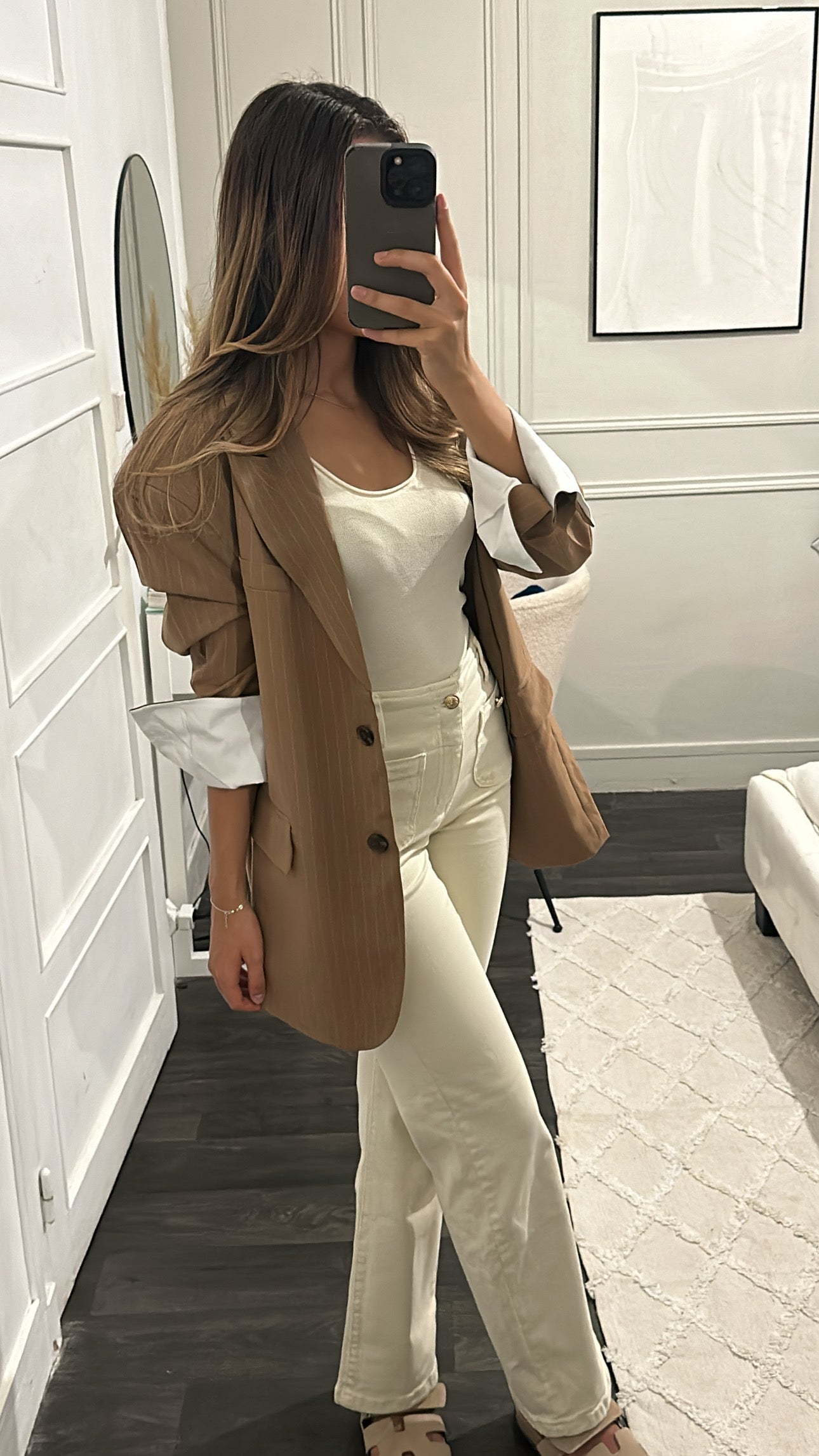 Blazer Oversize Chemise Camel