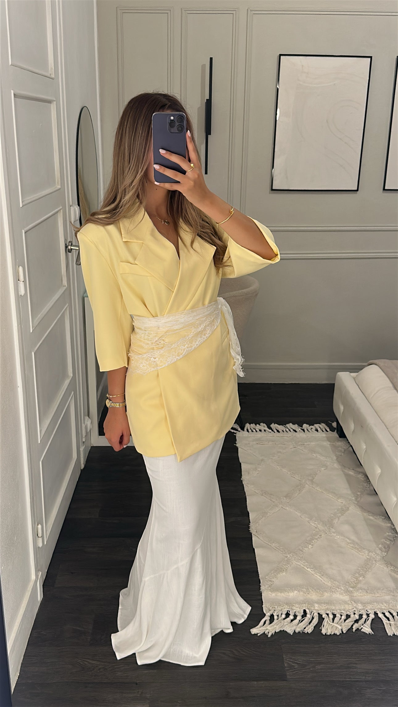 Blazer Enna Jaune Beurre