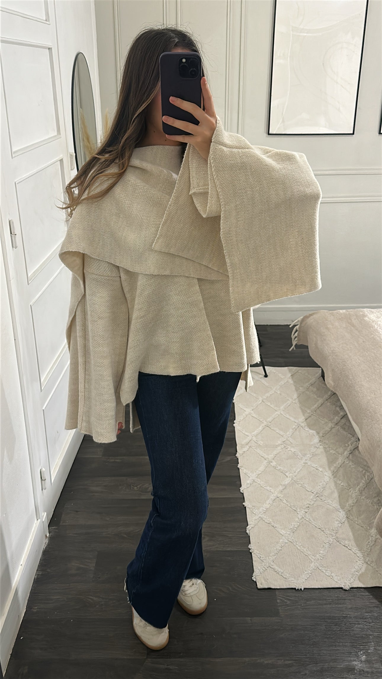 Gilet à Cape Beige