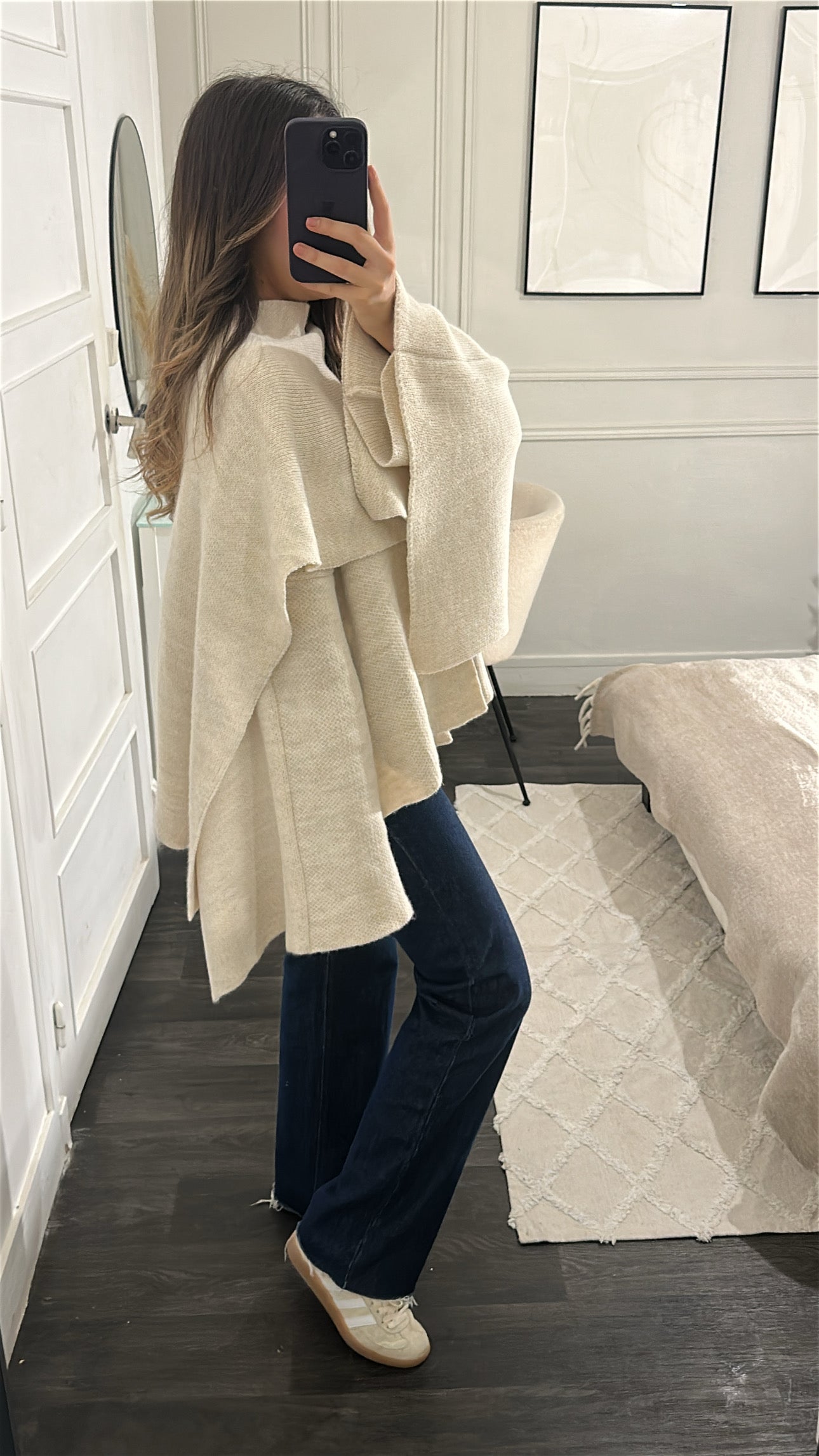 Gilet à Cape Beige