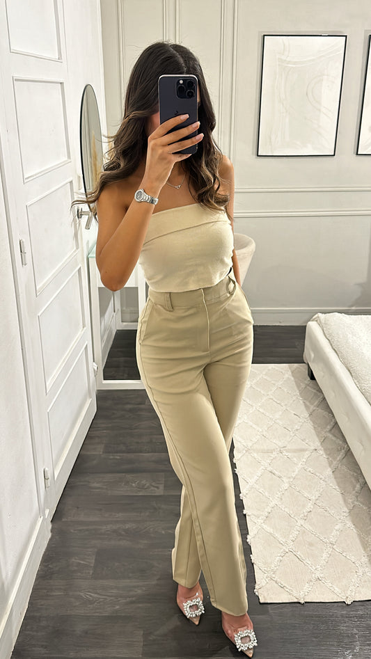 Pantalon Beige